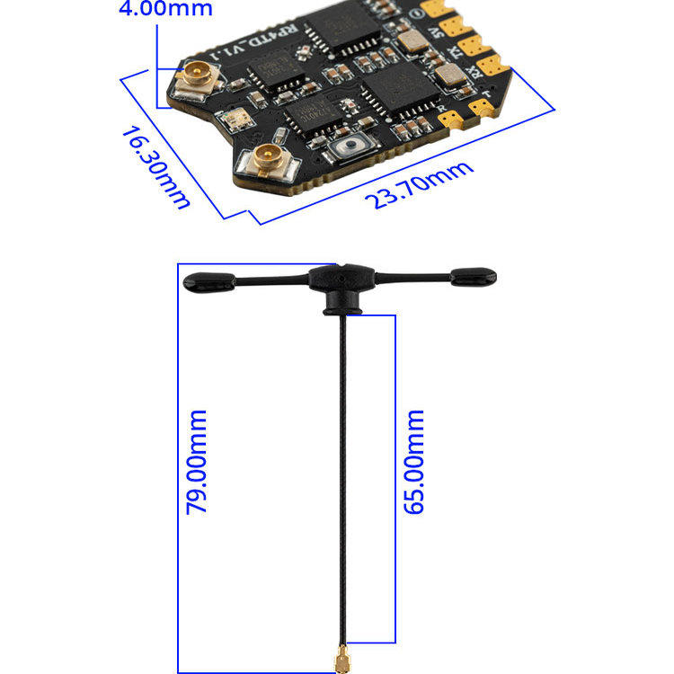 RadioMaster RP4TD ExpressLRS 2 - đánh giá và giá Radiomaster Ranger 2.4Ghz Elrs Module