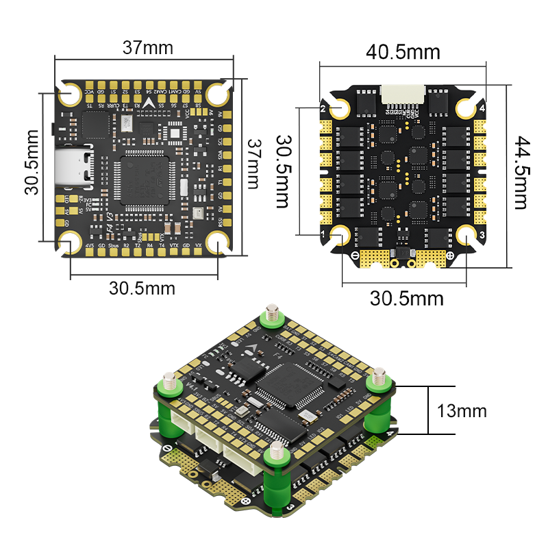 Aocoda-RC F465S V4 Stack F405  - đánh giá và giá Speedybee F405 V4 Bls 55A Stack